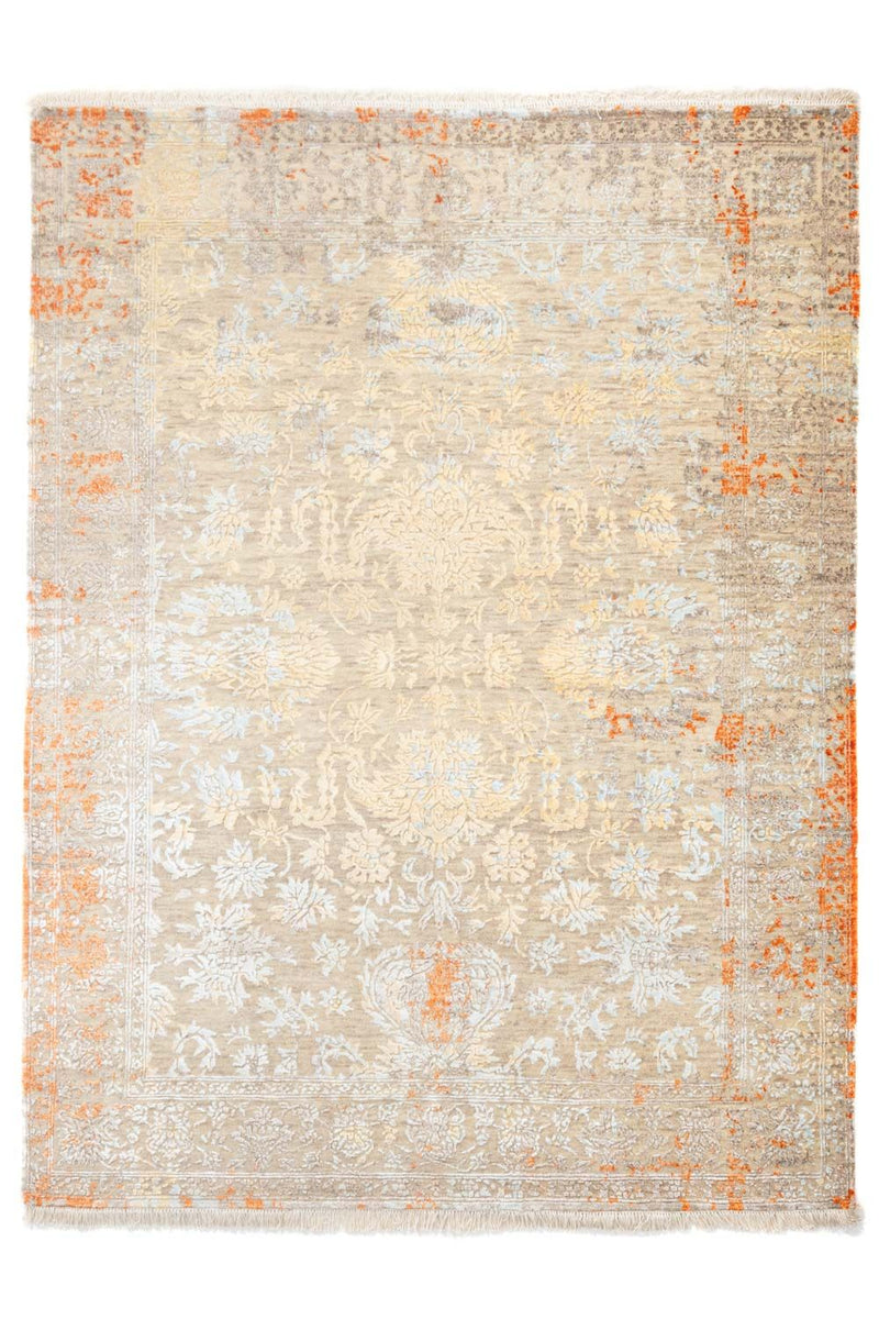 Designer tæppe - 203 x 153 cm - flerfarvet