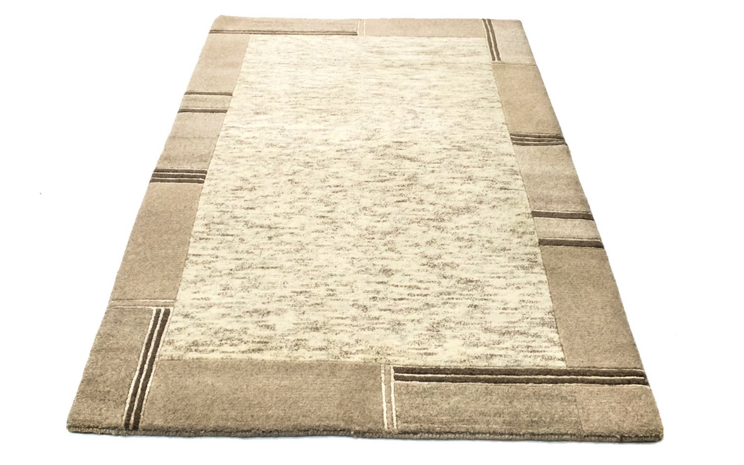 Nepal Tæppe - 176 x 127 cm - beige