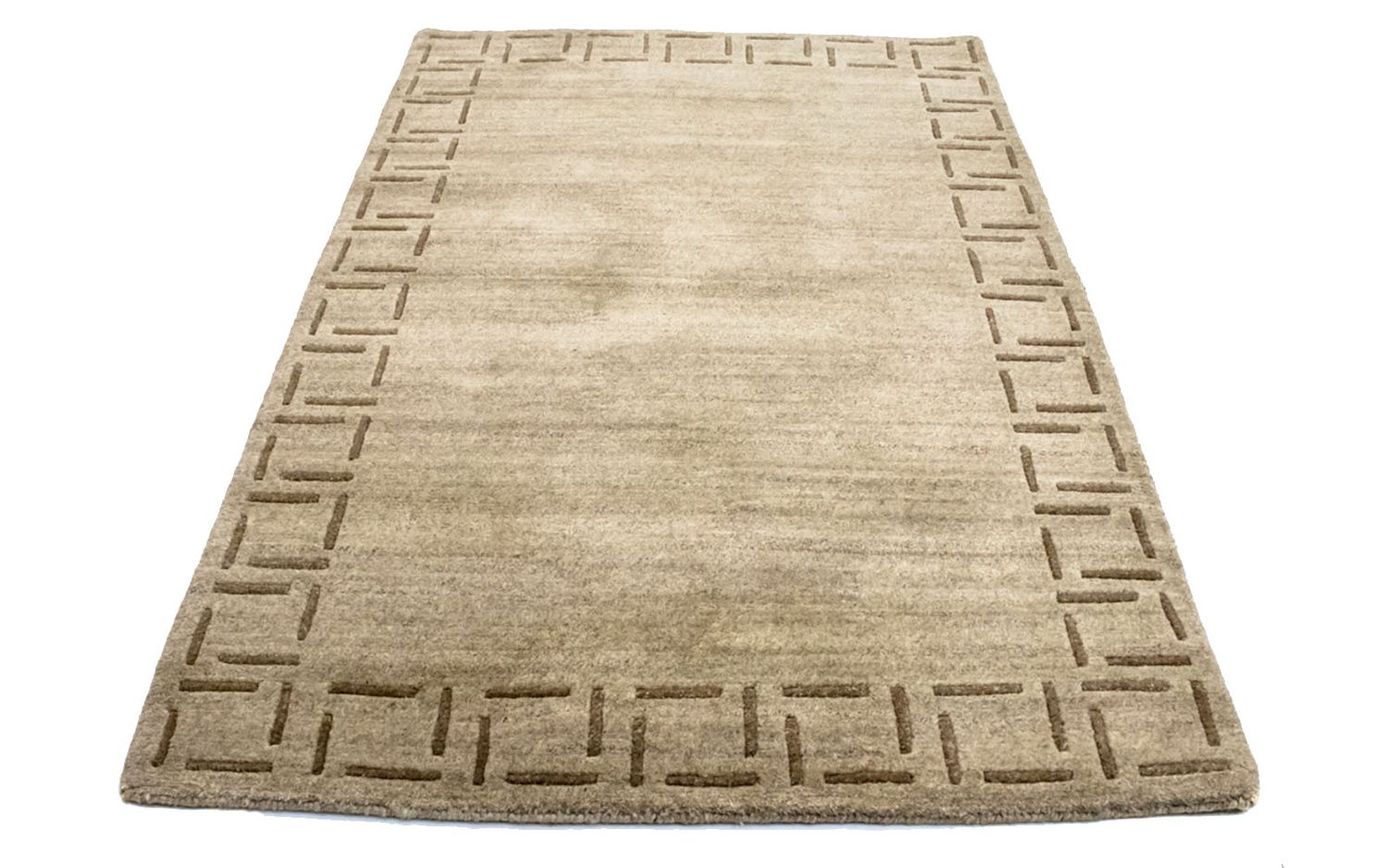 Nepal Tæppe - 187 x 124 cm - beige