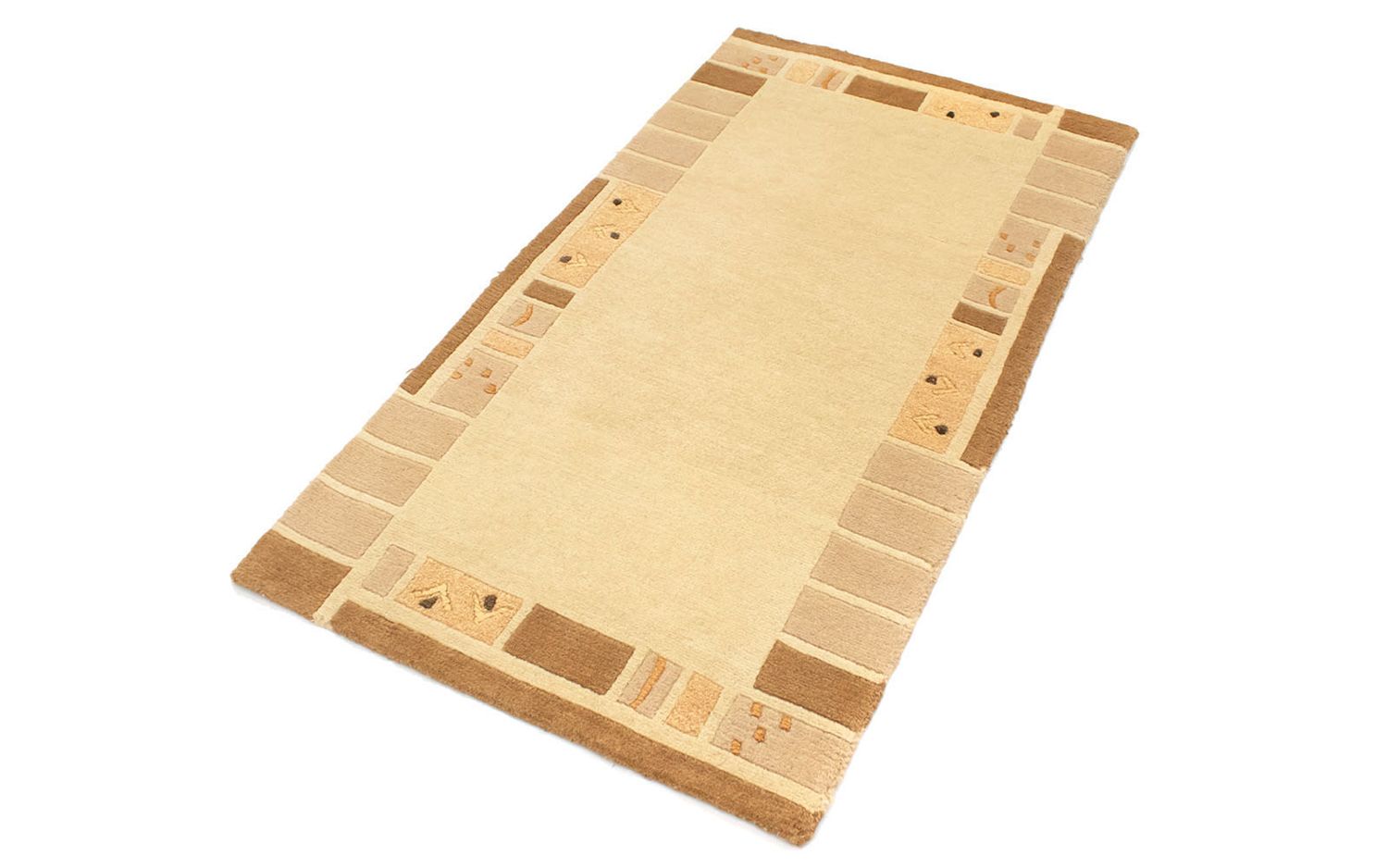 Nepal Tæppe - 140 x 70 cm - beige