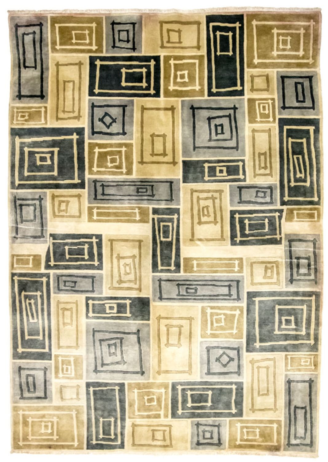 Nepal Tæppe - 263 x 183 cm - farvet
