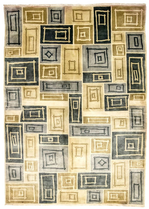 Nepal Tæppe - 263 x 183 cm - farvet
