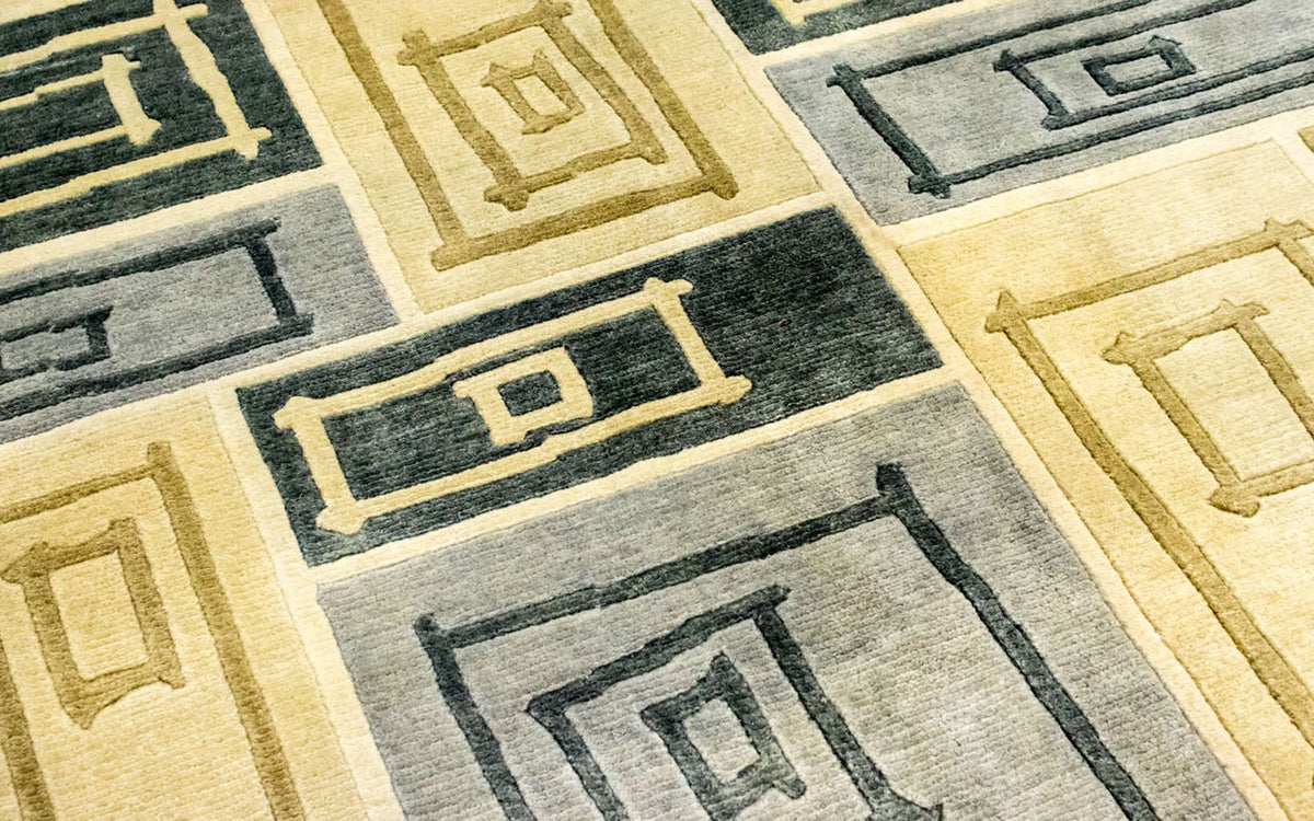 Nepal Tæppe - 263 x 183 cm - farvet