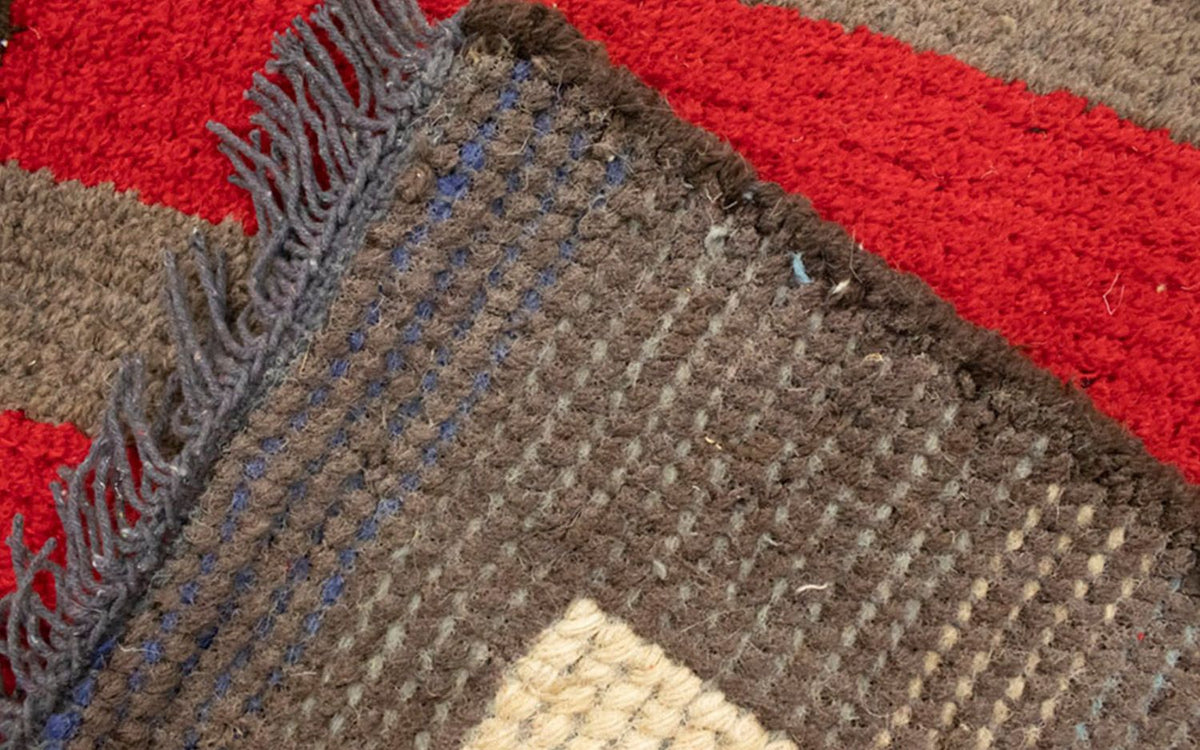 Nepal Tæppe - 140 x 70 cm - flerfarvet