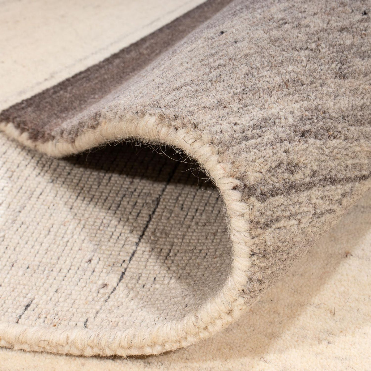 Gabbeh Tæppe - Loribaft Softy - 235 x 172 cm - beige