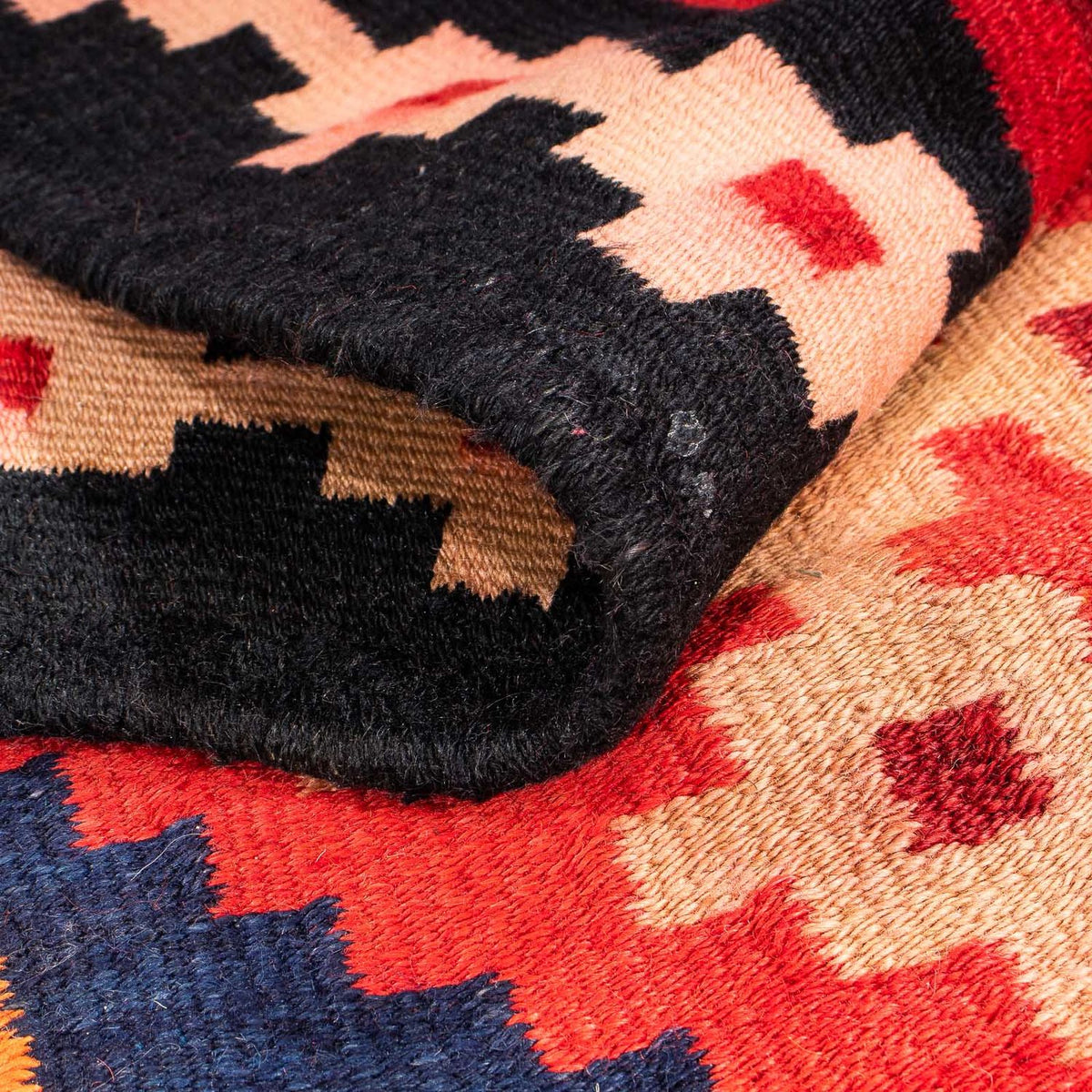 Løber Kelim-tæppe - gammelt - 285 x 100 cm - flerfarvet