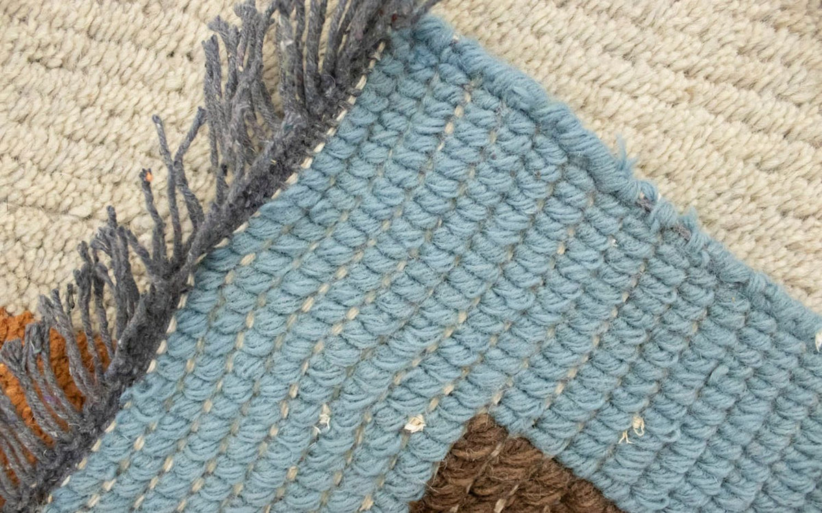 Nepal Tæppe - 140 x 70 cm - flerfarvet