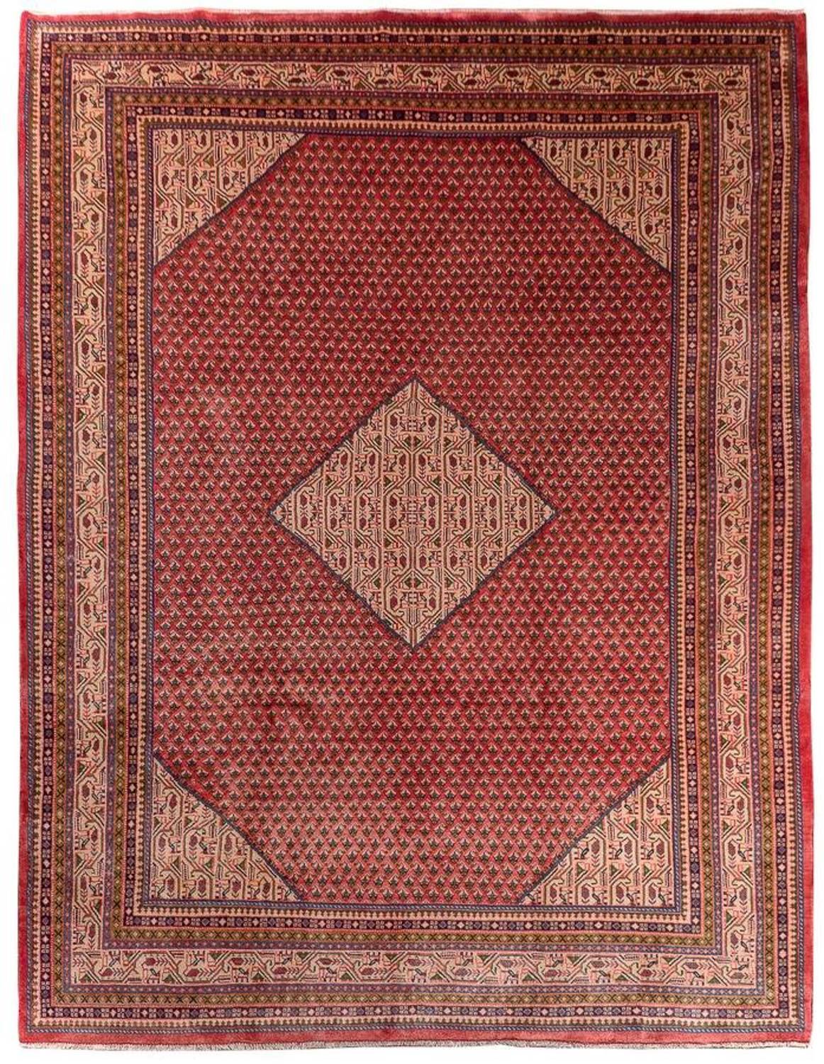 Persisk tæppe - Mir - 320 x 220 cm - rød