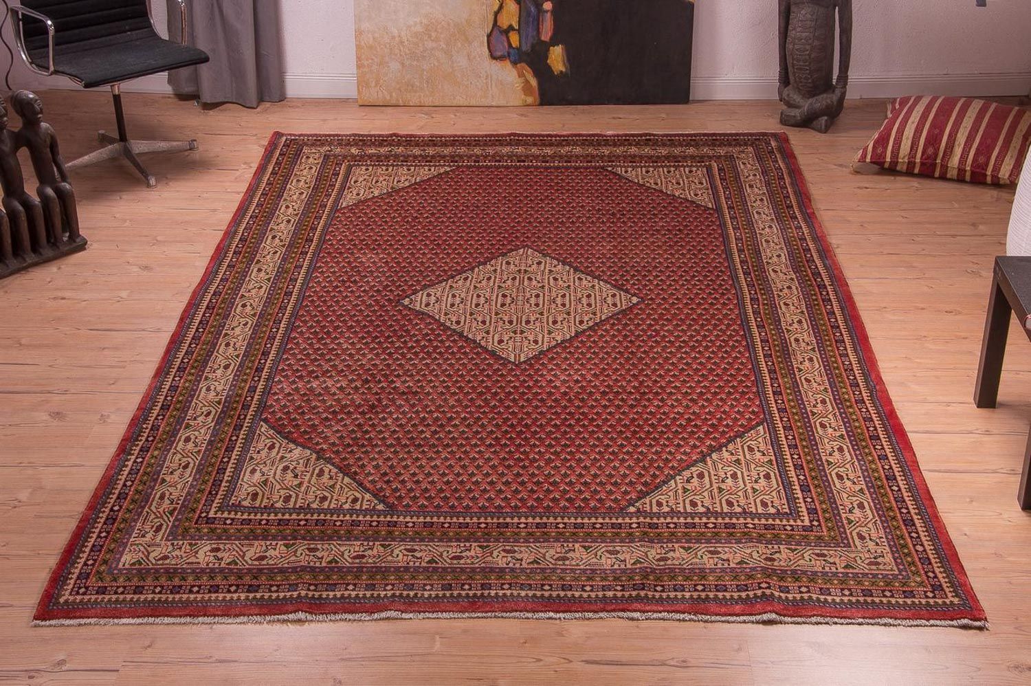 Persisk tæppe - Mir - 320 x 220 cm - rød