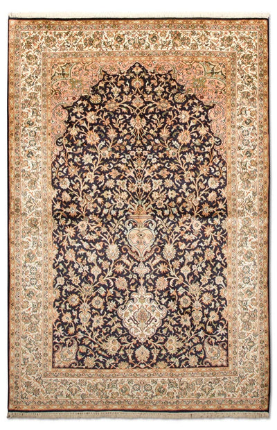 Kashmirsilke Tæppe 127x190cm - Orientalsk tæppe