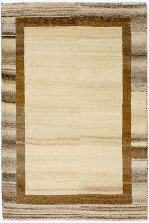 Gabbeh-tæppe - Indus - 177 x 128 cm - beige