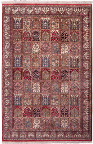 Orientalsk tæppe - 241 x 163 cm - flerfarvet