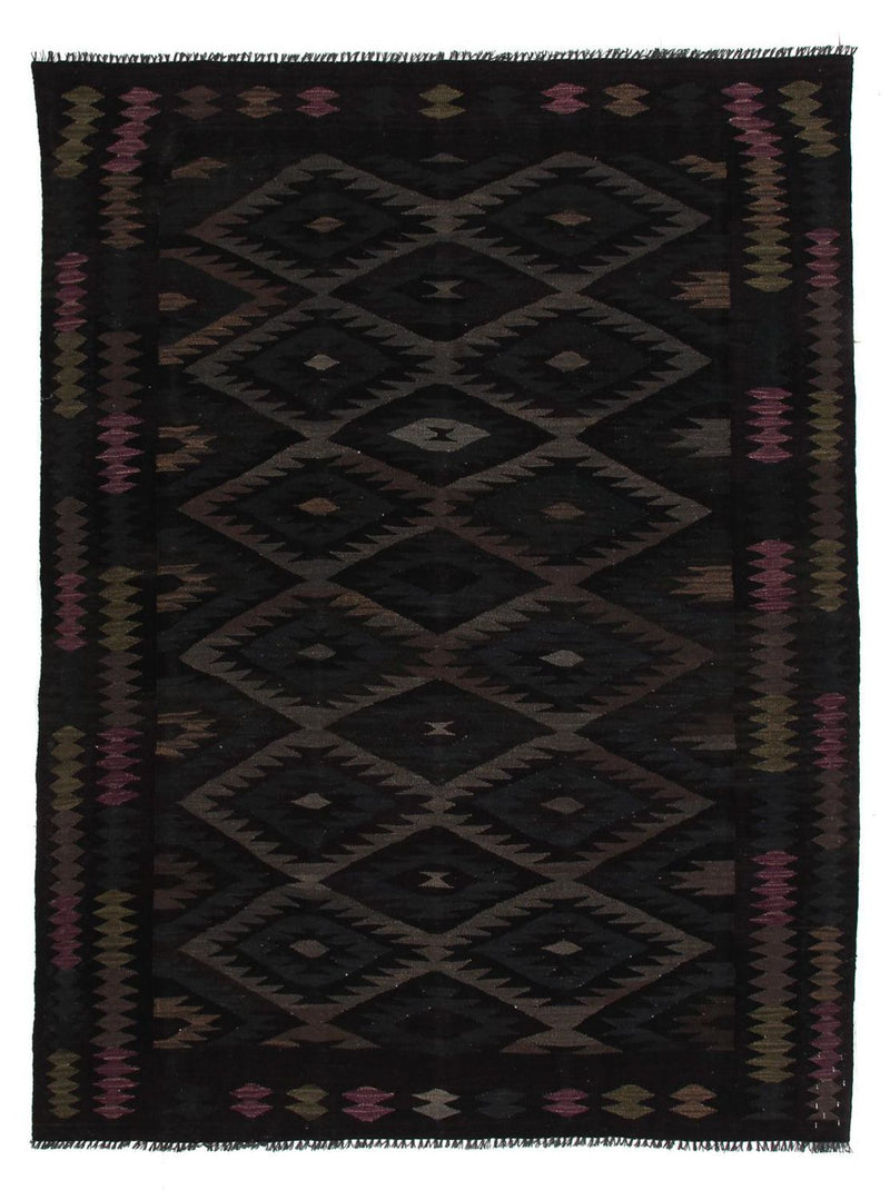 Kelim Carpet - Splash - 230 x 168 cm - flerfarvet