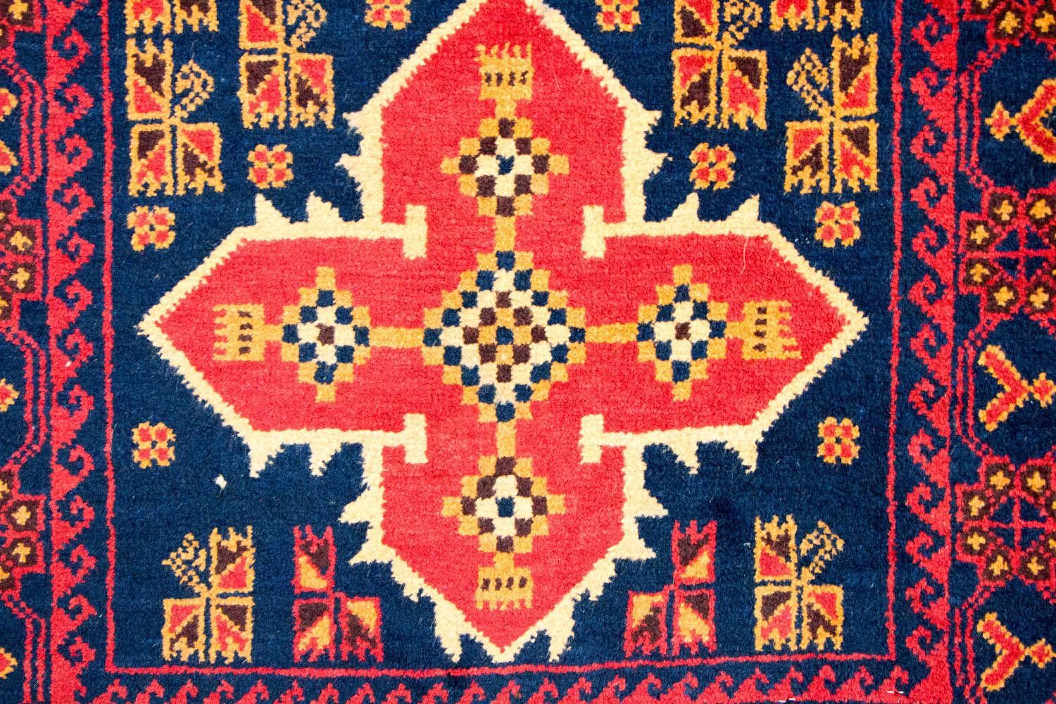 Baluch-tæppe - 136 x 80 cm - blå