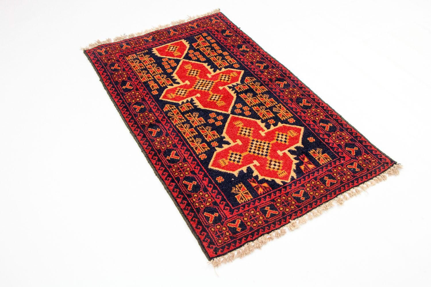 Baluch-tæppe - 136 x 80 cm - blå