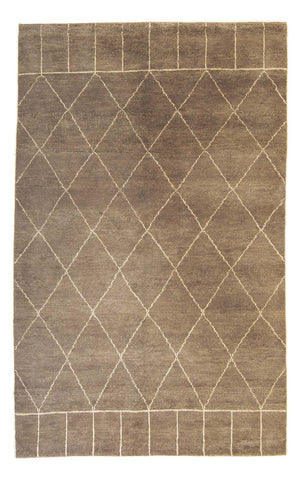 Designer tæppe - 240 x 160 cm - mørkebrun