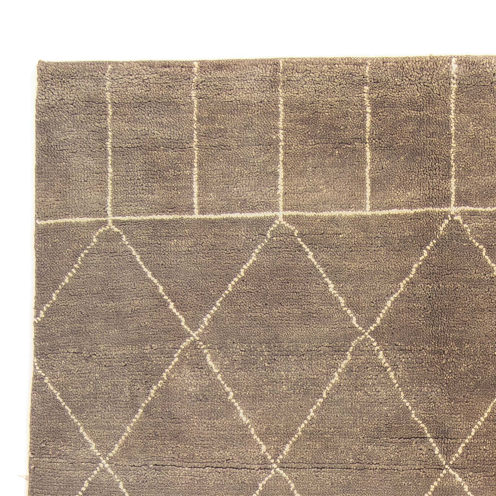 Designer tæppe - 240 x 160 cm - mørkebrun
