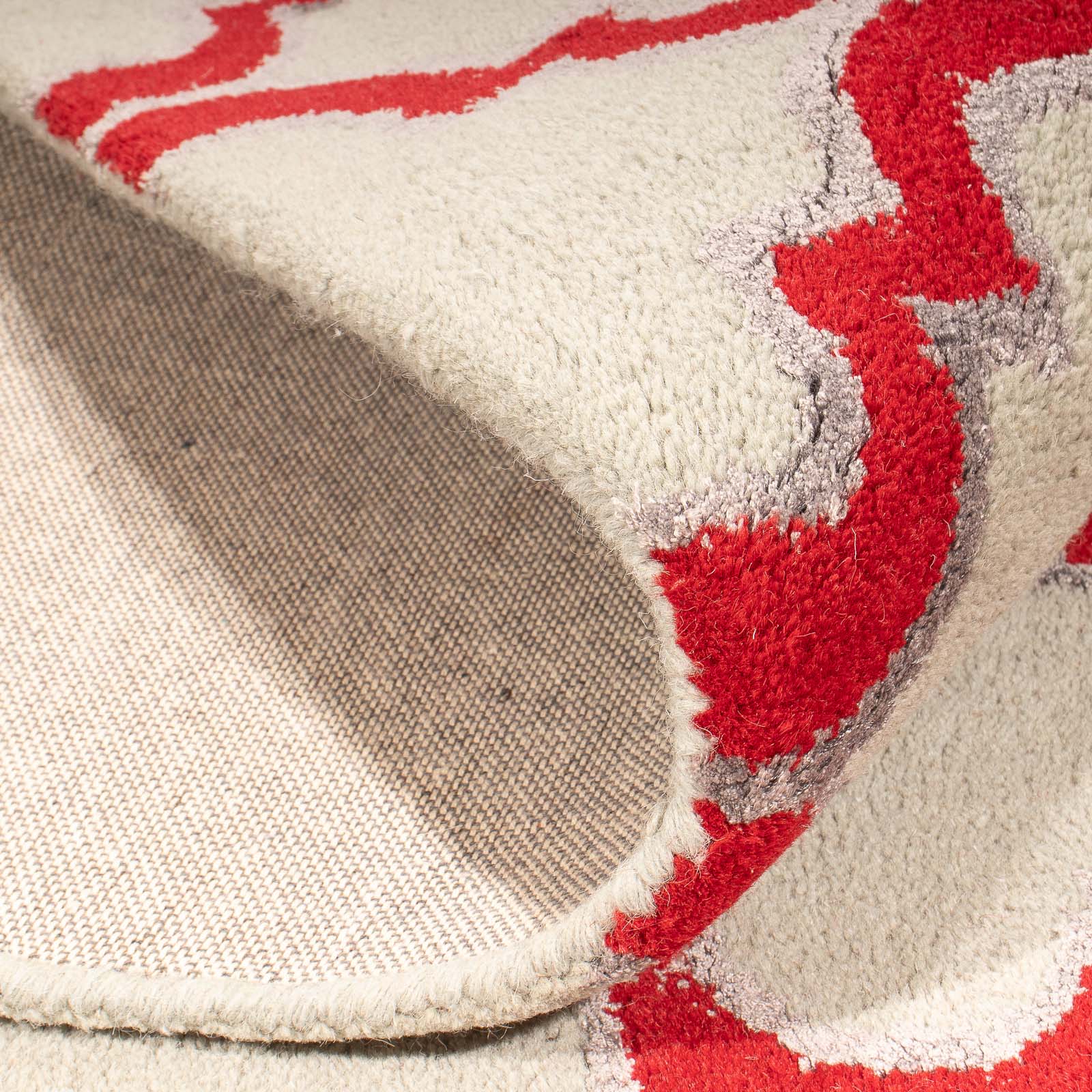 Designer tæppe - 230 x 160 cm - beige