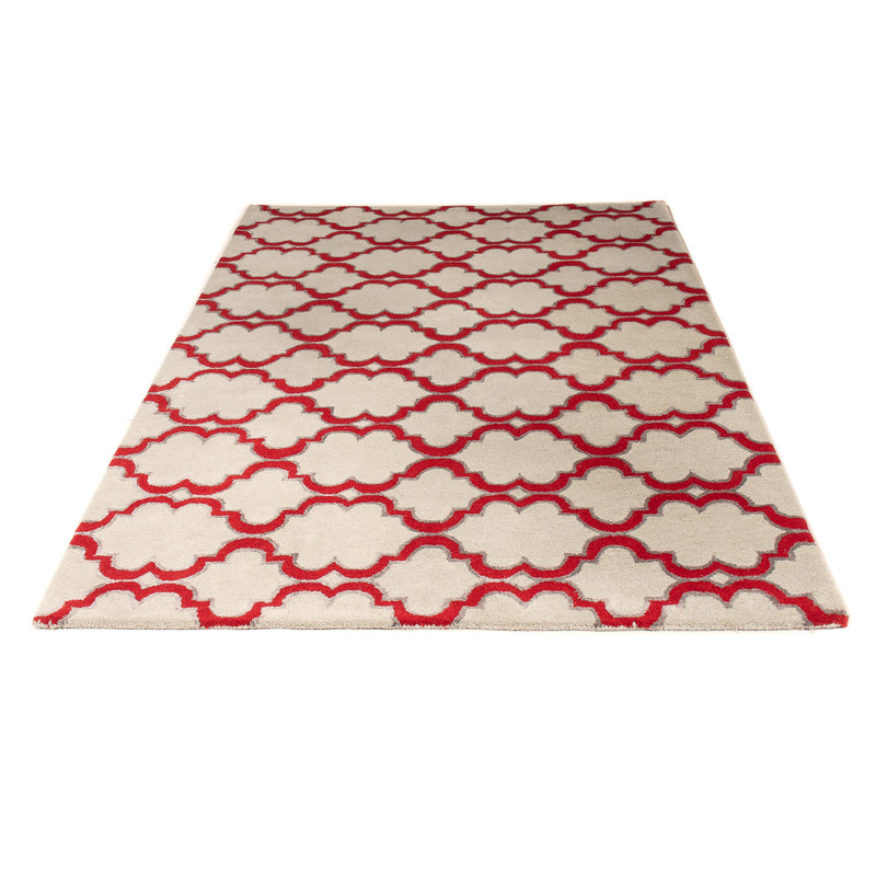 Designer tæppe - 230 x 160 cm - beige