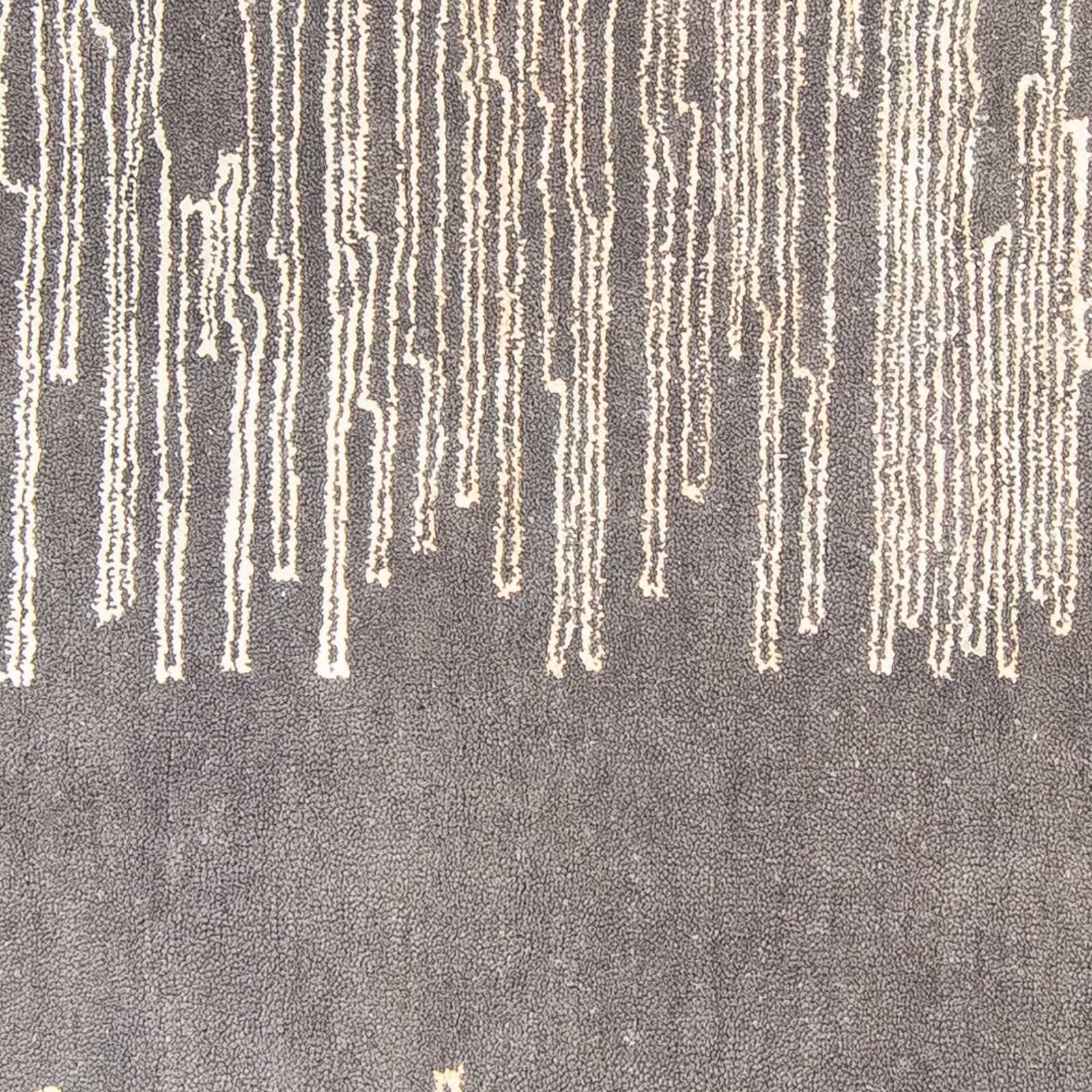 Designer tæppe - 244 x 151 cm - grå