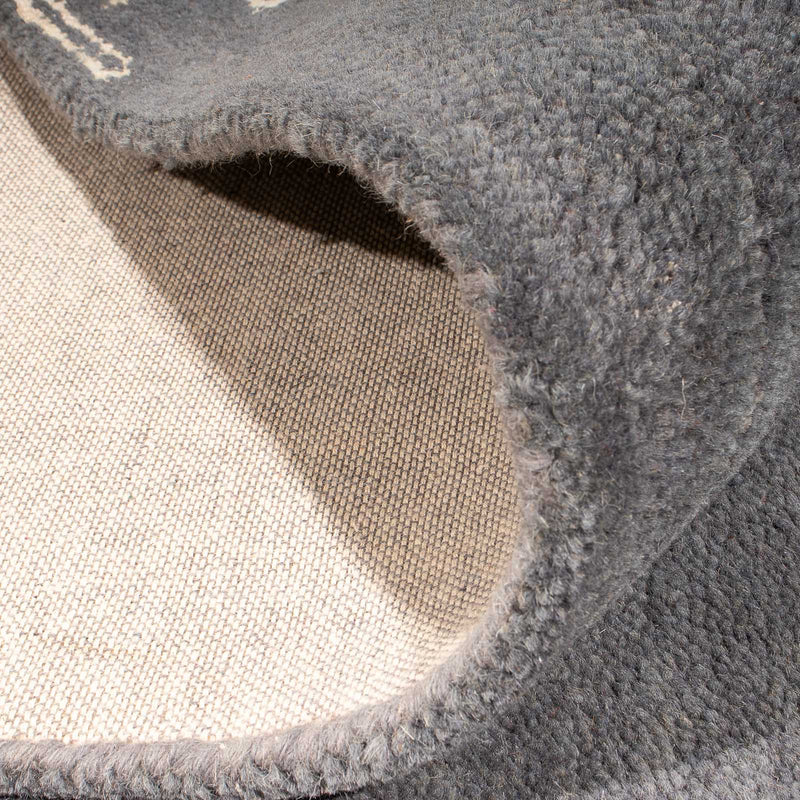 Designer tæppe - 244 x 151 cm - grå