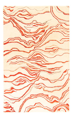 Designer tæppe - 244 x 151 cm - beige