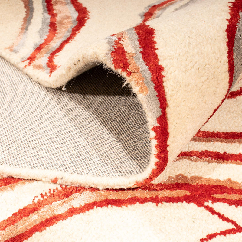 Designer tæppe - 244 x 151 cm - beige