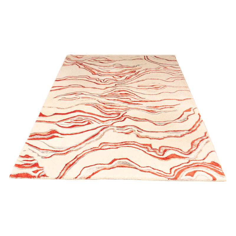 Designer tæppe - 244 x 151 cm - beige
