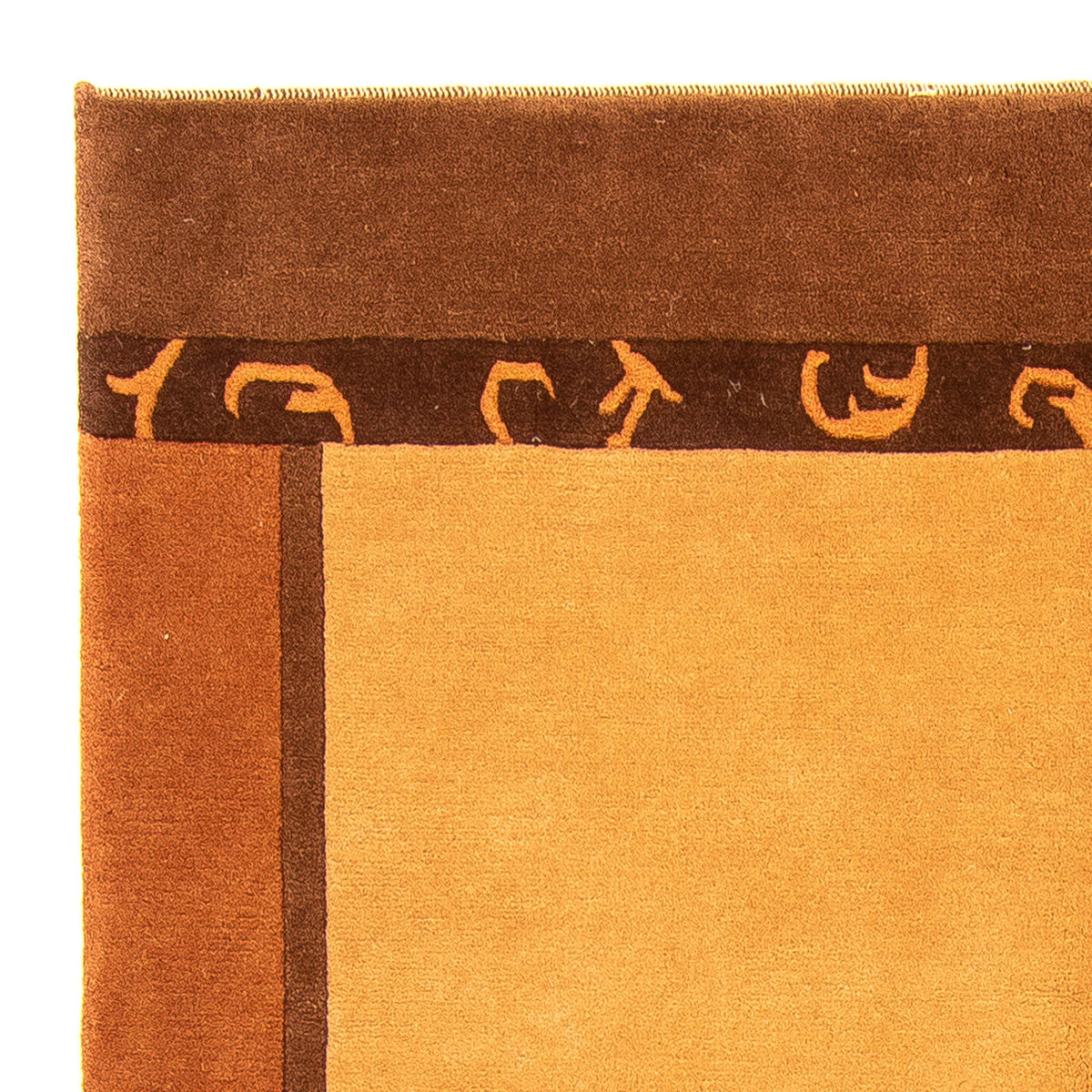 Nepal Tæppe - 194 x 142 cm - brun