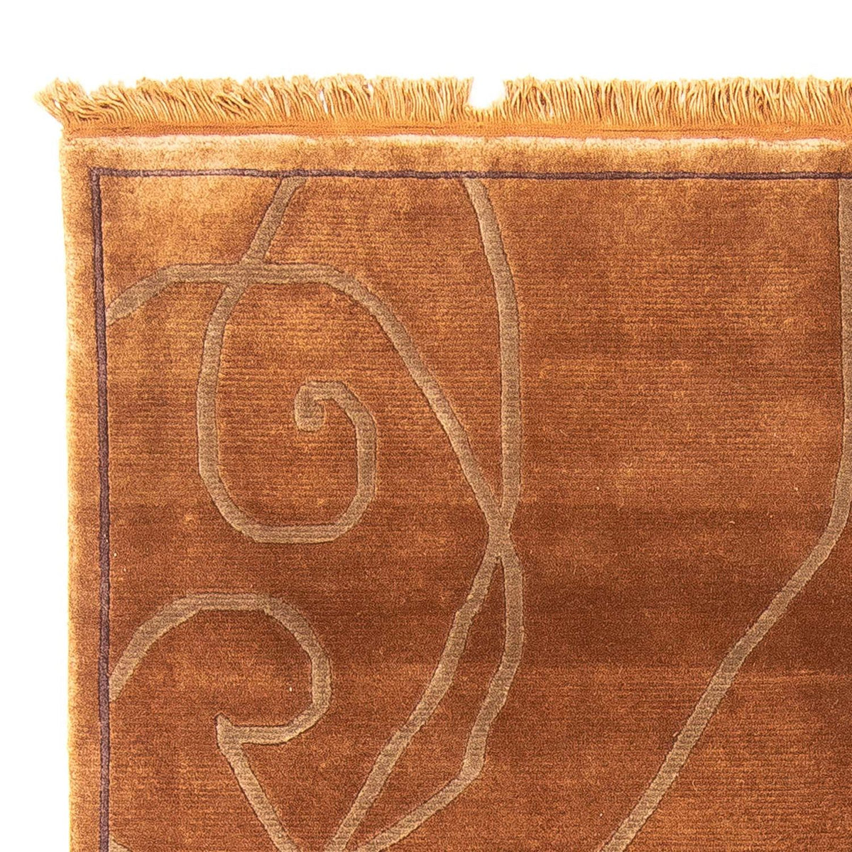 Nepal Tæppe - 207 x 142 cm - brun