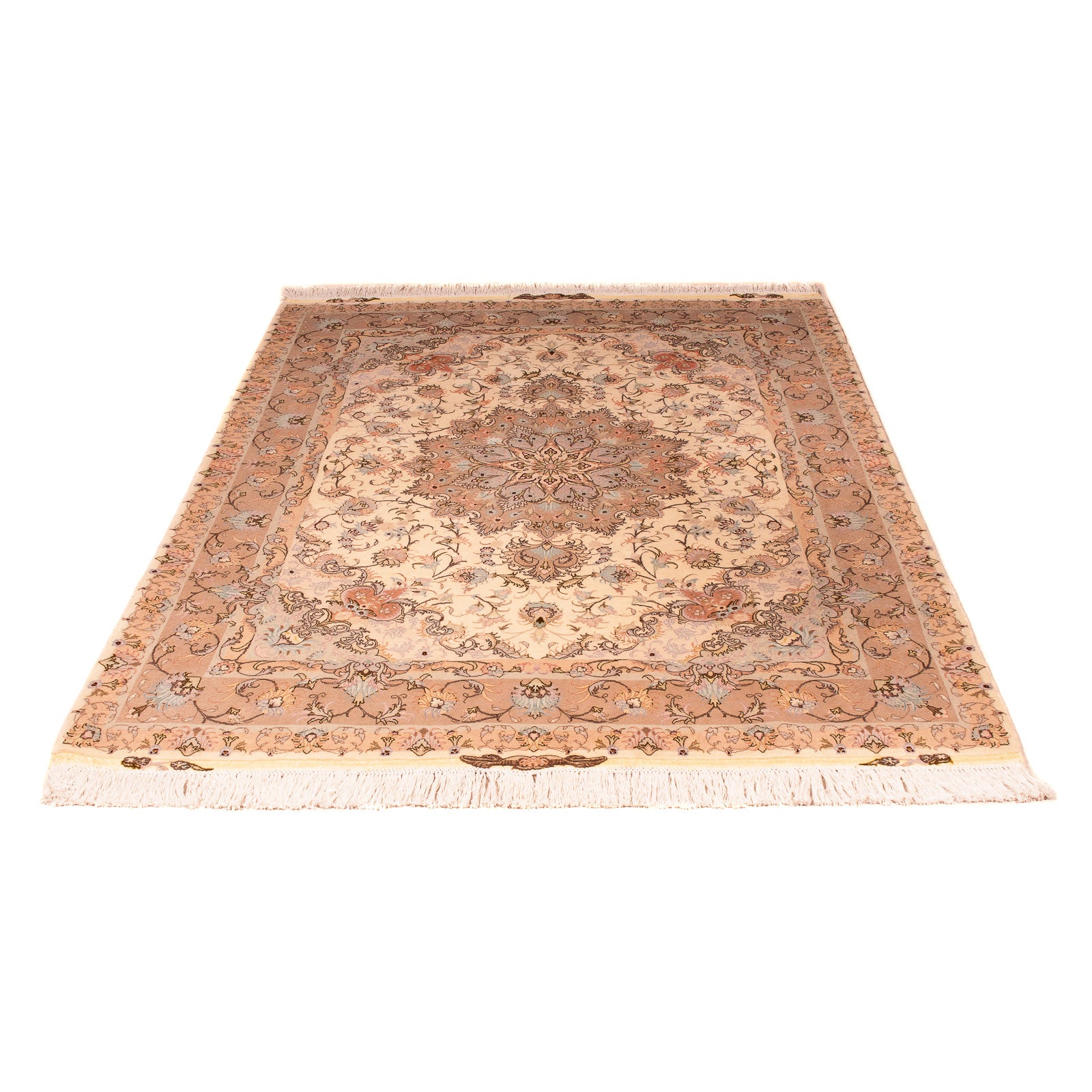 Persisk tæppe - Tabriz - Premium - 200 x 152 cm - beige