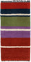 Nepal Tæppe - 140 x 70 cm - flerfarvet