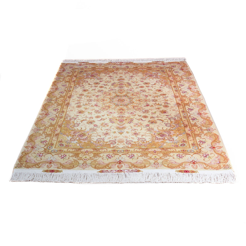Persisk tæppe - Tabriz - Premium - 200 x 150 cm - beige