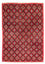 Berber tæppe - 281 x 198 cm - rød