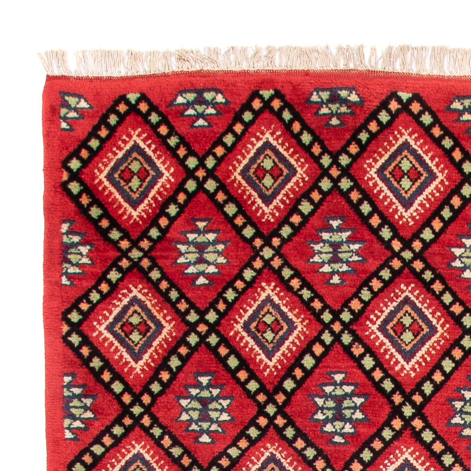 Berber tæppe - 281 x 198 cm - rød