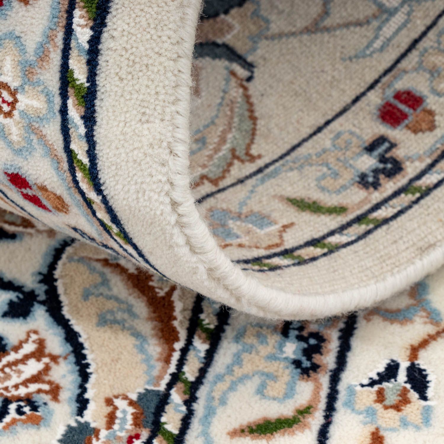 Orientalsk tæppe - Nain - Indus - 240 x 170 cm - beige