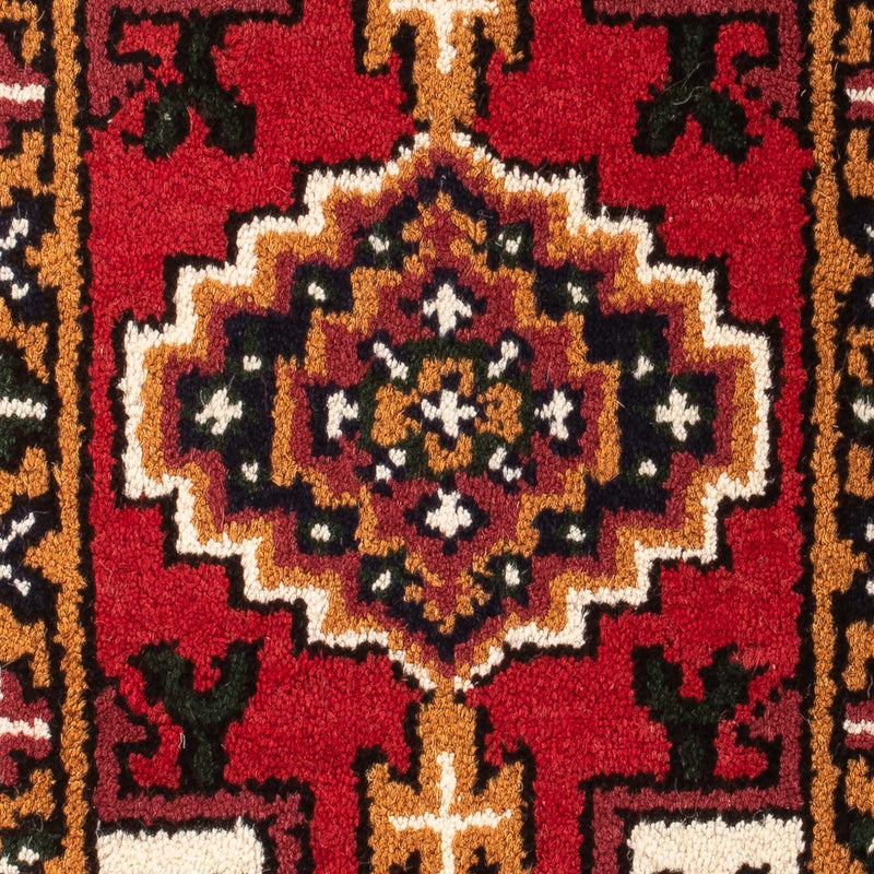 Orientalsk tæppe - 60 x 40 cm - mørkerød