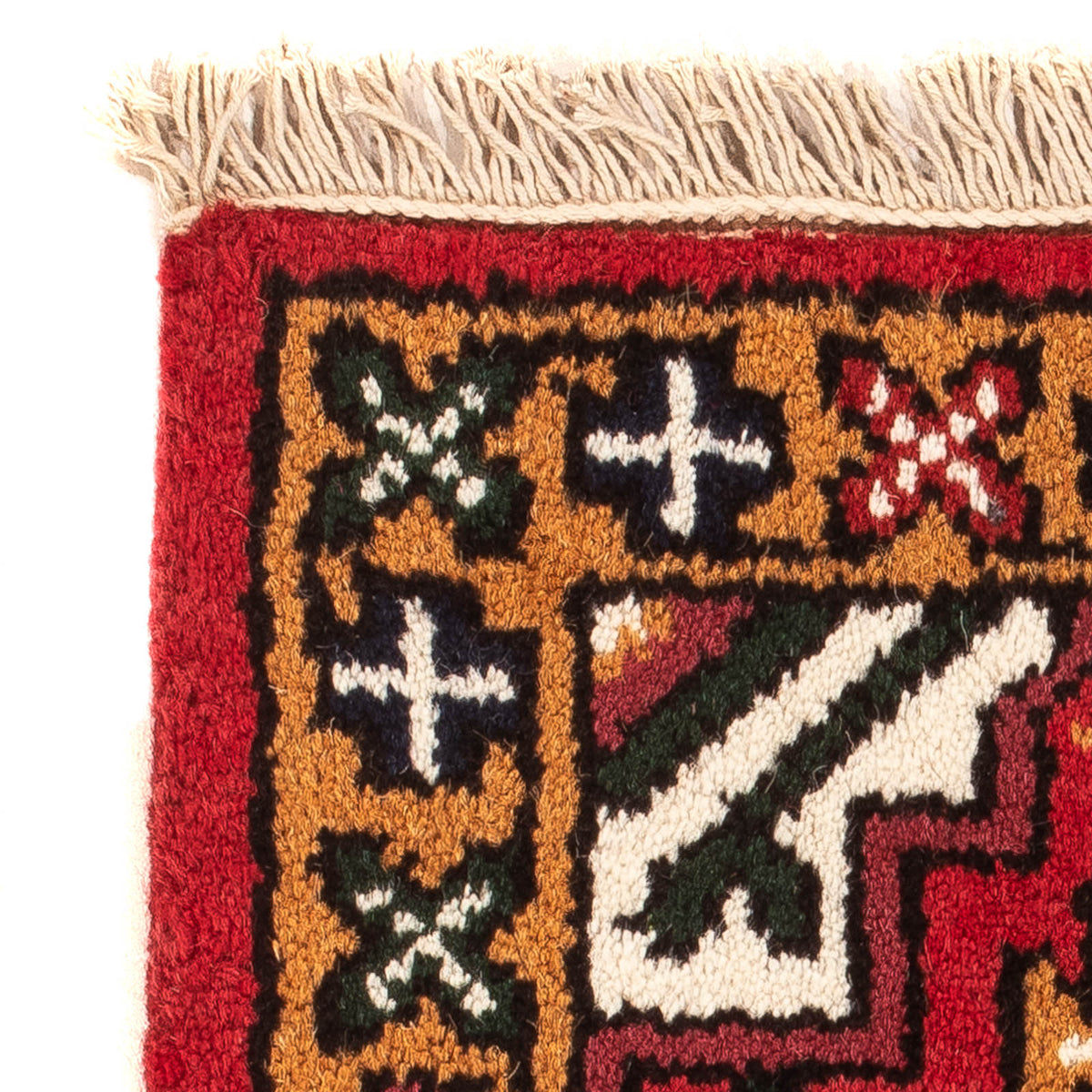 Orientalsk tæppe - 60 x 40 cm - mørkerød