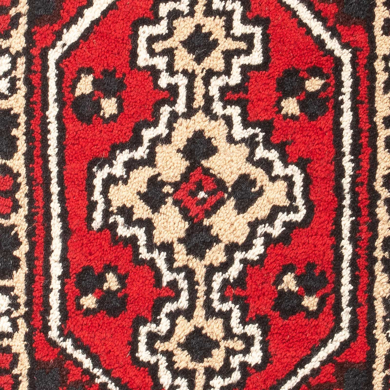 Orientalsk tæppe - 60 x 40 cm - mørkerød
