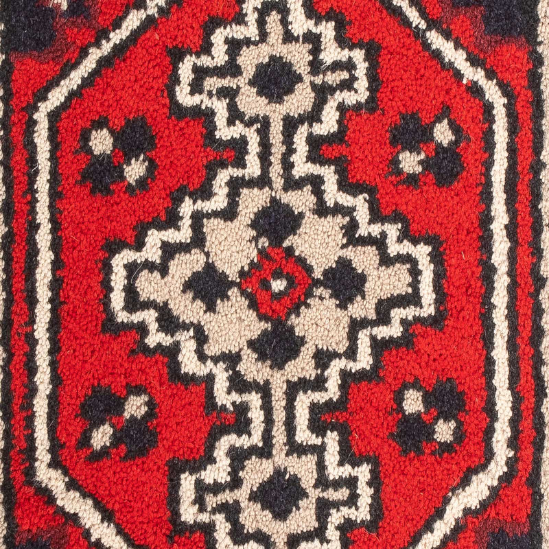 Orientalsk tæppe - 60 x 40 cm - mørkerød