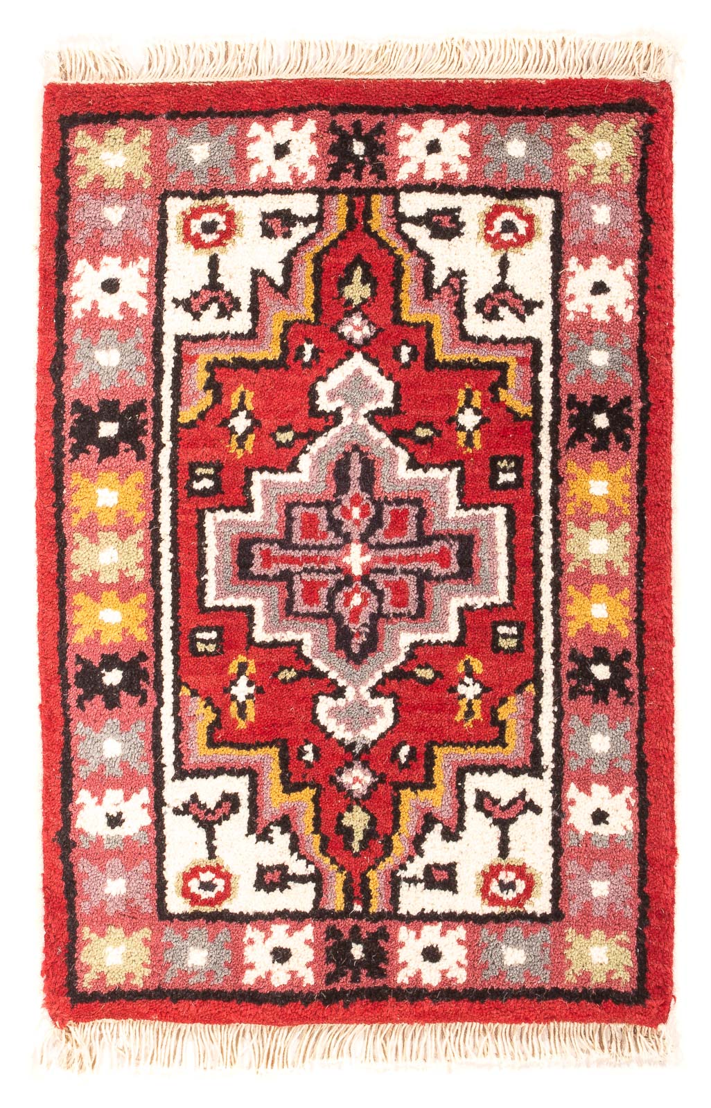 Orientalsk tæppe - 60 x 40 cm - rød
