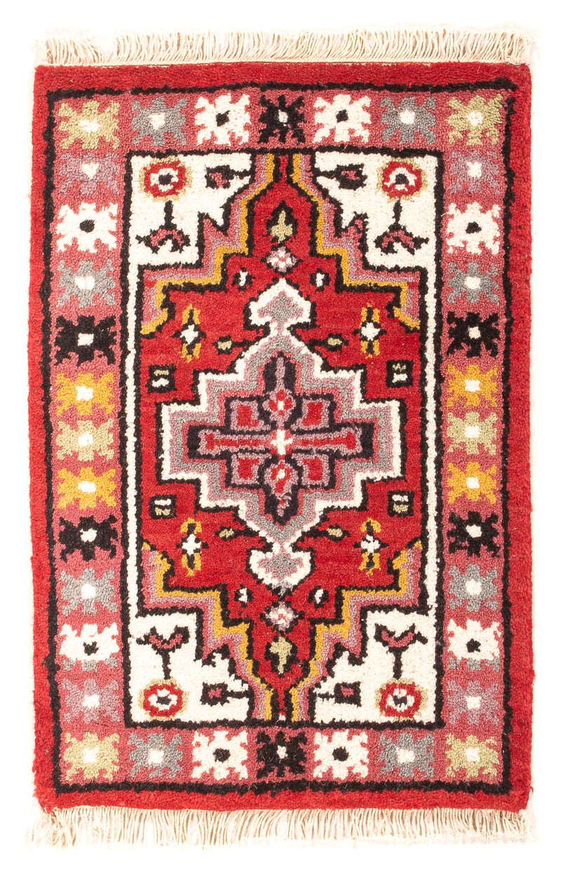 Orientalsk tæppe - 60 x 40 cm - rød
