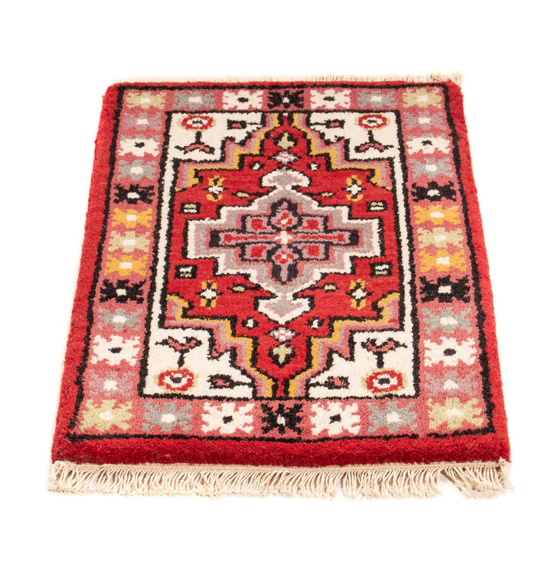 Orientalsk tæppe - 60 x 40 cm - rød