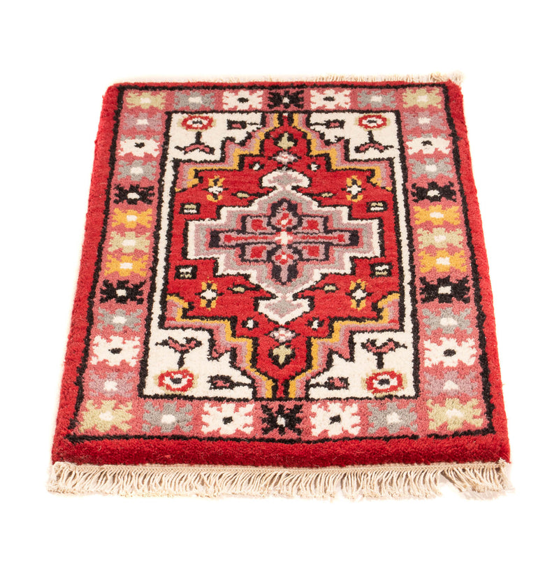 Orientalsk tæppe - 60 x 40 cm - rød