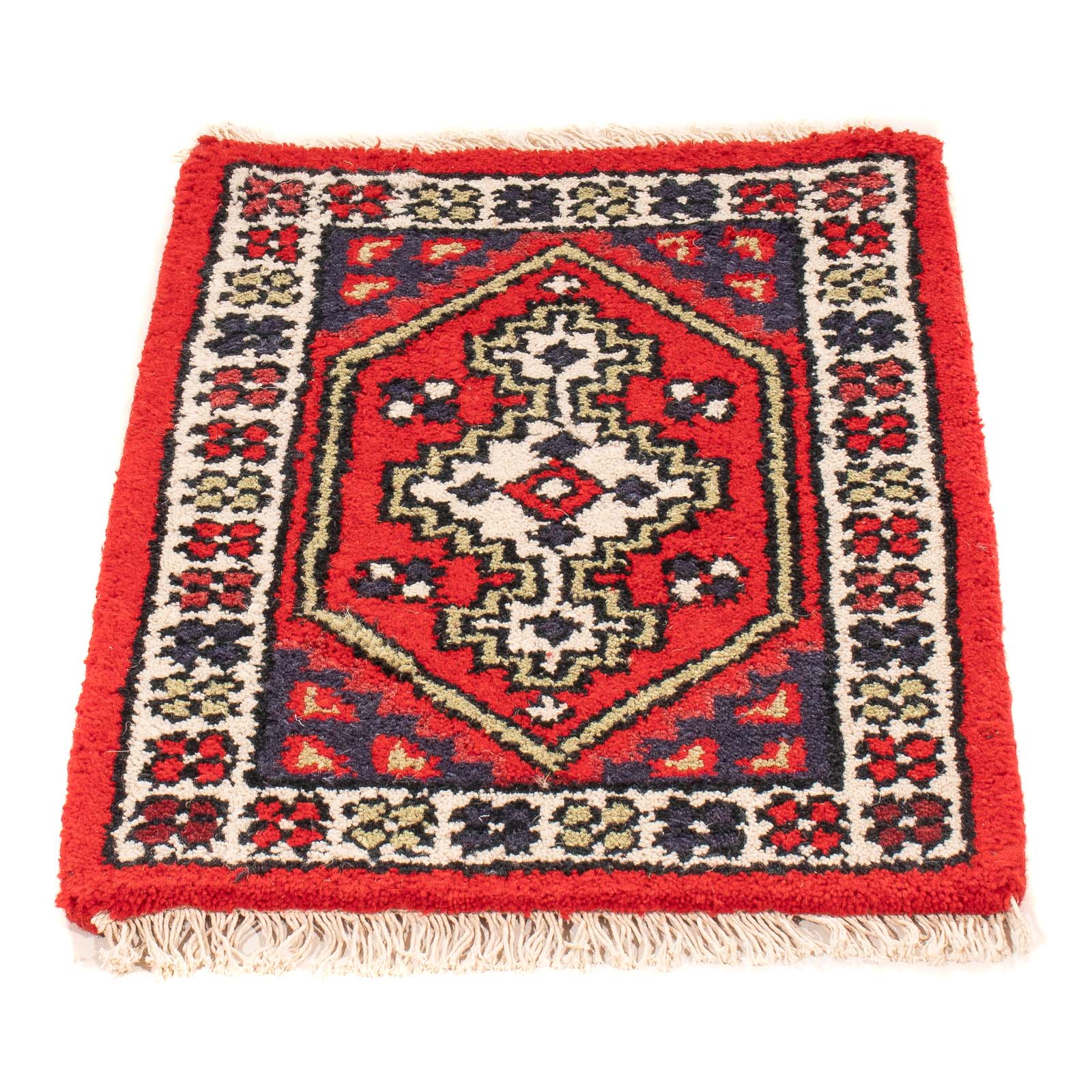 Orientalsk tæppe - 60 x 40 cm - rød
