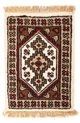 Orientalsk tæppe - 60 x 40 cm - beige