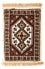 Orientalsk tæppe - 60 x 40 cm - beige