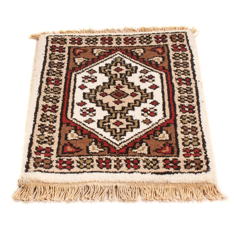 Orientalsk tæppe - 60 x 40 cm - beige