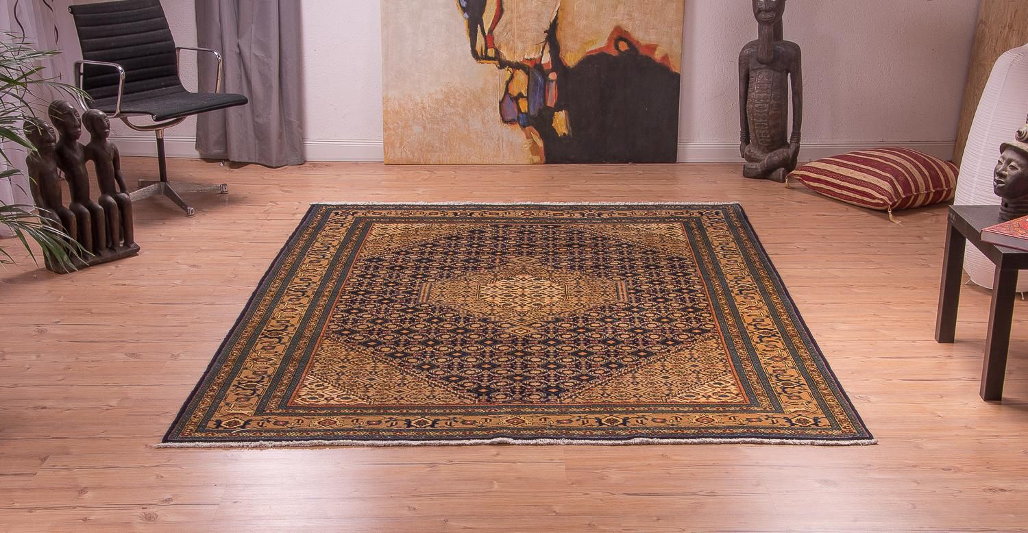 Persisk tæppe - Nomadisk - 256 x 195 cm - blå