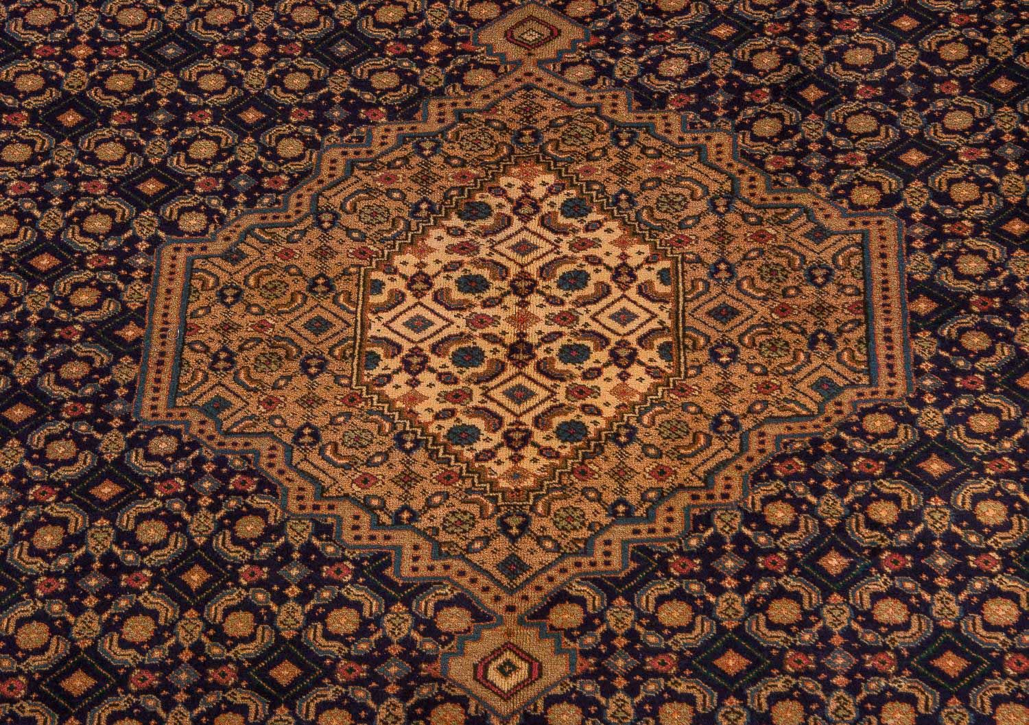 Persisk tæppe - Nomadisk - 256 x 195 cm - blå